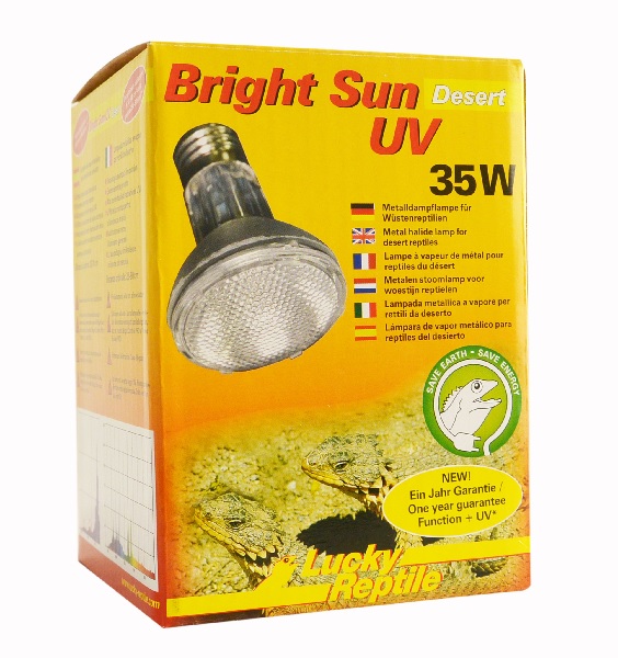 Lucky Reptile Bright Sun UV Desert - Lampe à vapeur le métal 