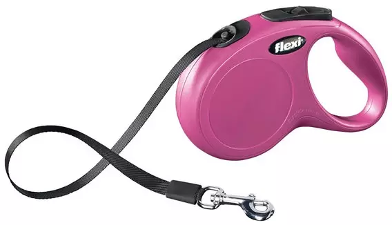flexi New CLASSIC,  Gurtleine pink