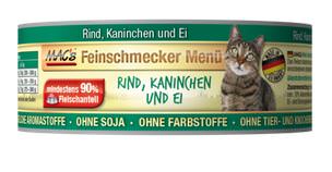 Mac's Cat Feinschmecker Rind&Kaninchen Dose 6x100g