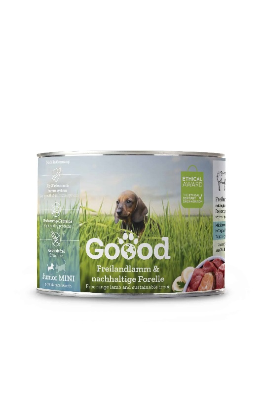 Goood Junior Mini Dose - Freilandlamm und nachhaltige Forelle