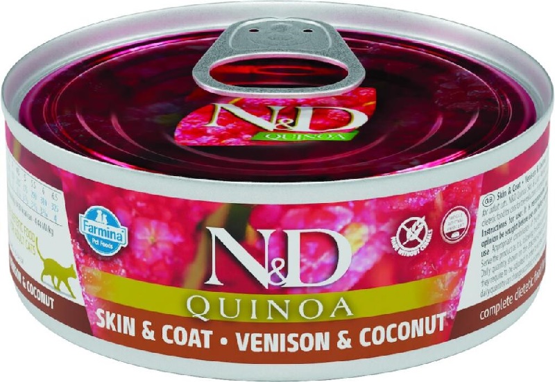 Farmina N&D Quinoa - Skin&Coat Deer, Coconut 80g