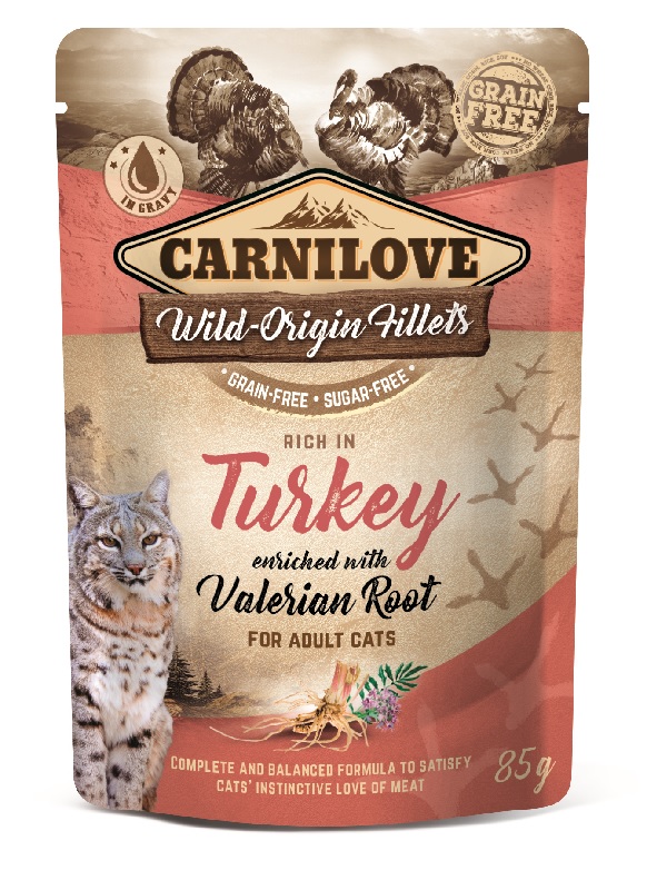 Carnilove Wild-Origin Cat Nassfutter Truthahn & Baldrianwurzel