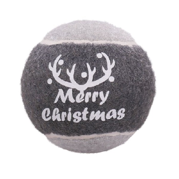 Grey festive Tennis Ball