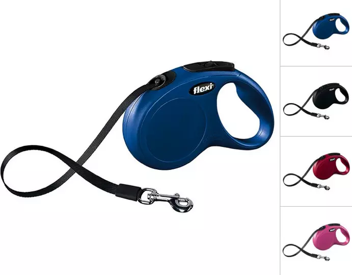 flexi New CLASSIC,  Gurtleine blau