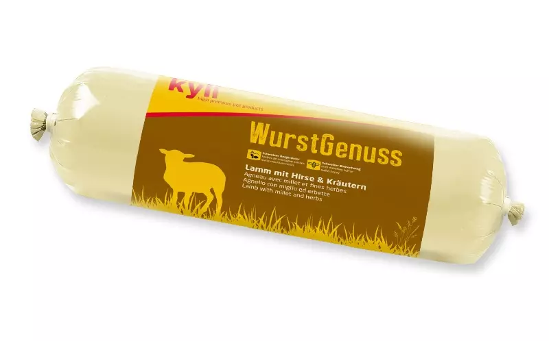 Kyli saucisse agneau au fudge avec millet et fines herbes 200g