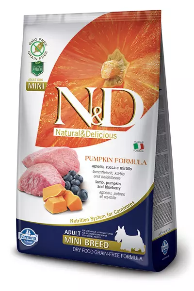 Farmina Canine Grain Free Adult Mini - Lamm, Heidelbeere & Kürbis
