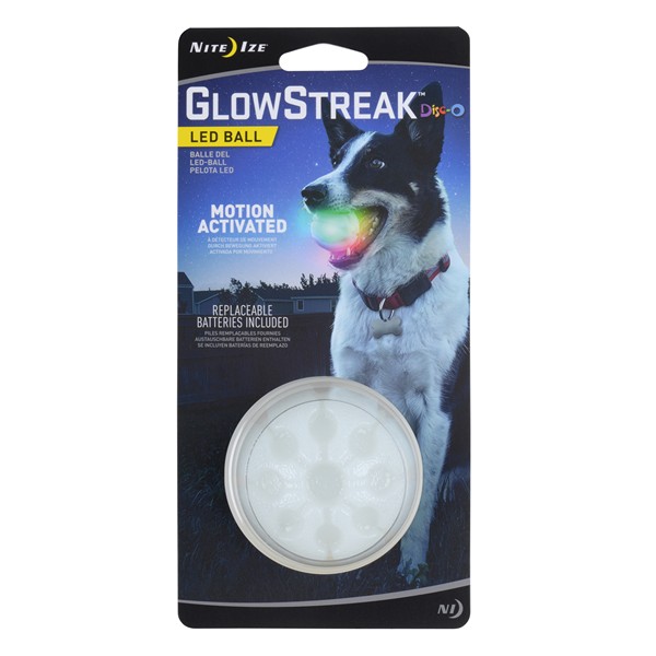 LED Ball Glow Streak pour chiens
