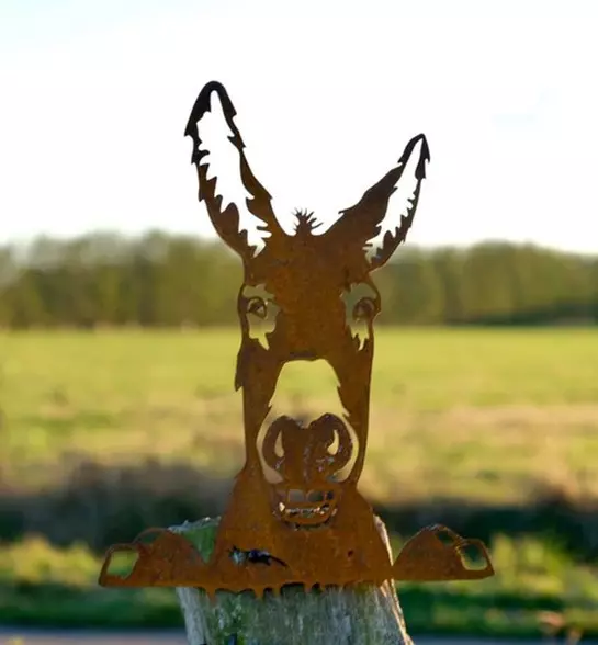 Animal silhouette donkey I