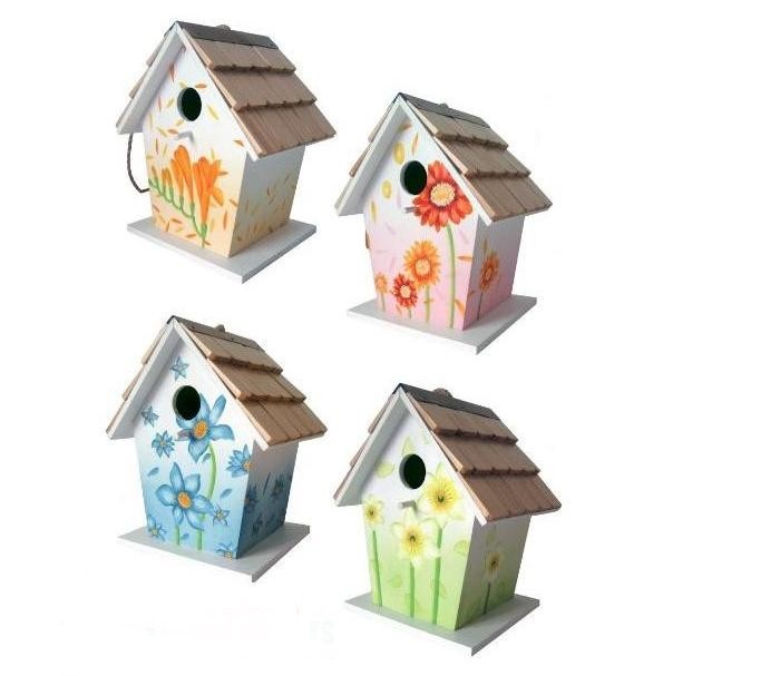 croci Floral birdhouse for outdoors