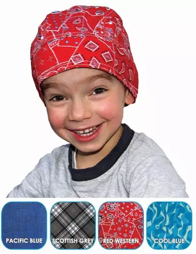 Aqua Coolkeeper Scullycap - Bandana Kids