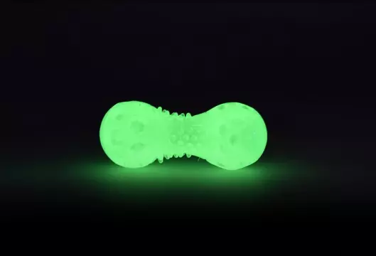 2 Glow Knochen mit Quietsche leuchtend