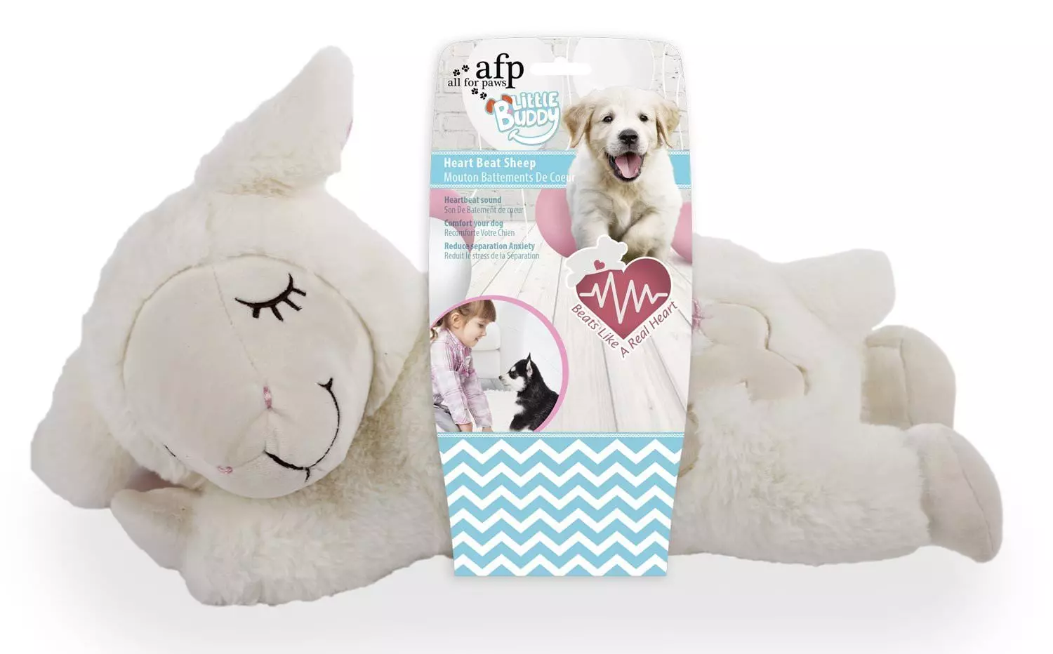 Little Buddy Plüschschaf mit Herzschlag