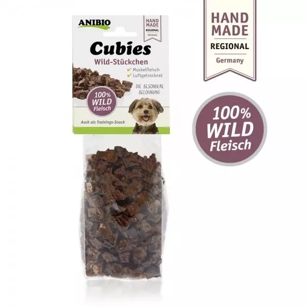 Anibio Cubies Hundeleckerli Wild
