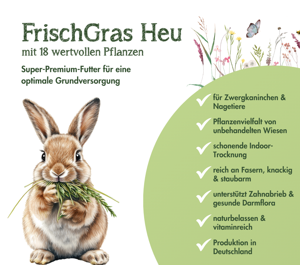 Bunny FrischGras Heu - VitalGemüse