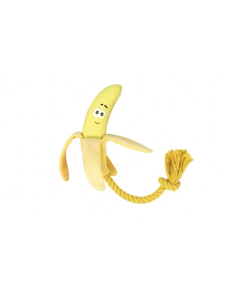 Record Latex Banene dog toy with squeaky sounds 