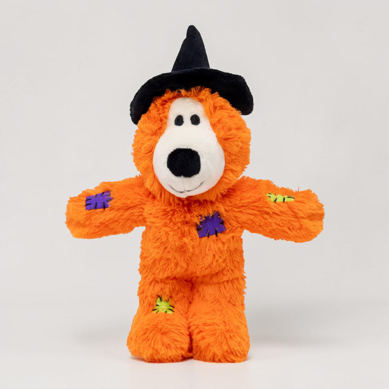KONG Halloween Wild Knots Witch Bear Orange S/M