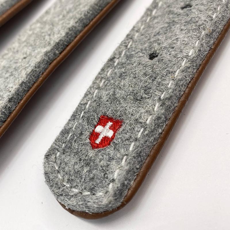 Lederhalsband "Swiss Alps"