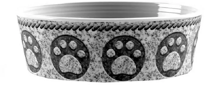 Melaminnapf Granite Paw