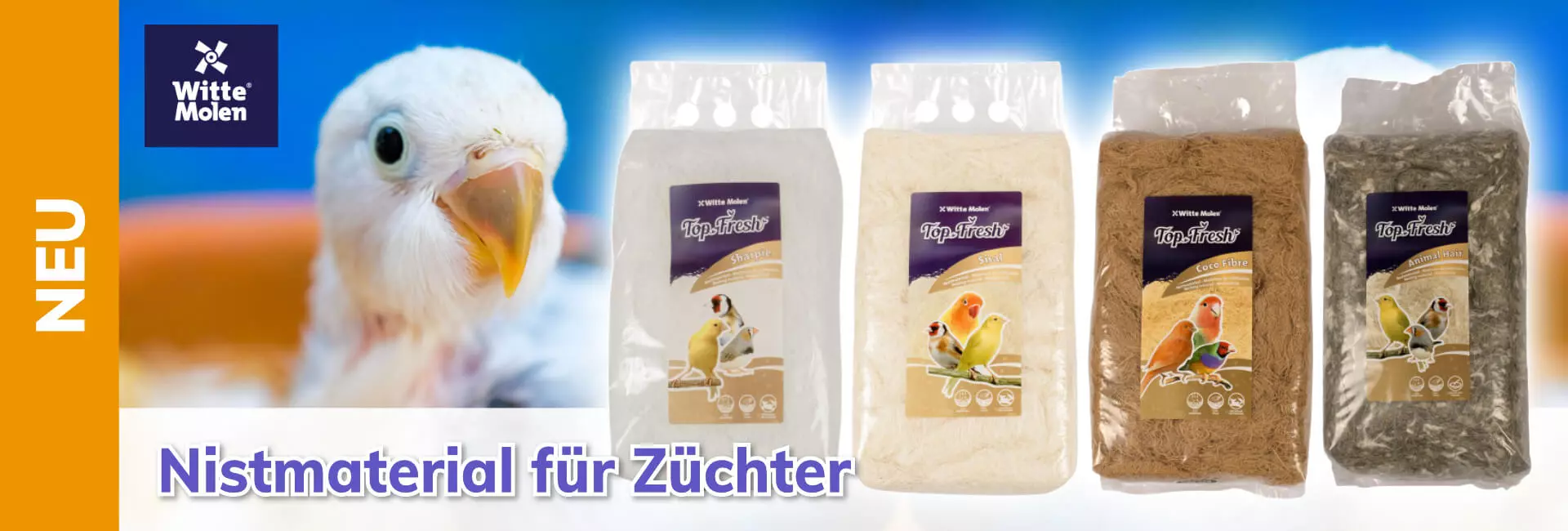 Witte Molen Nistmaterial