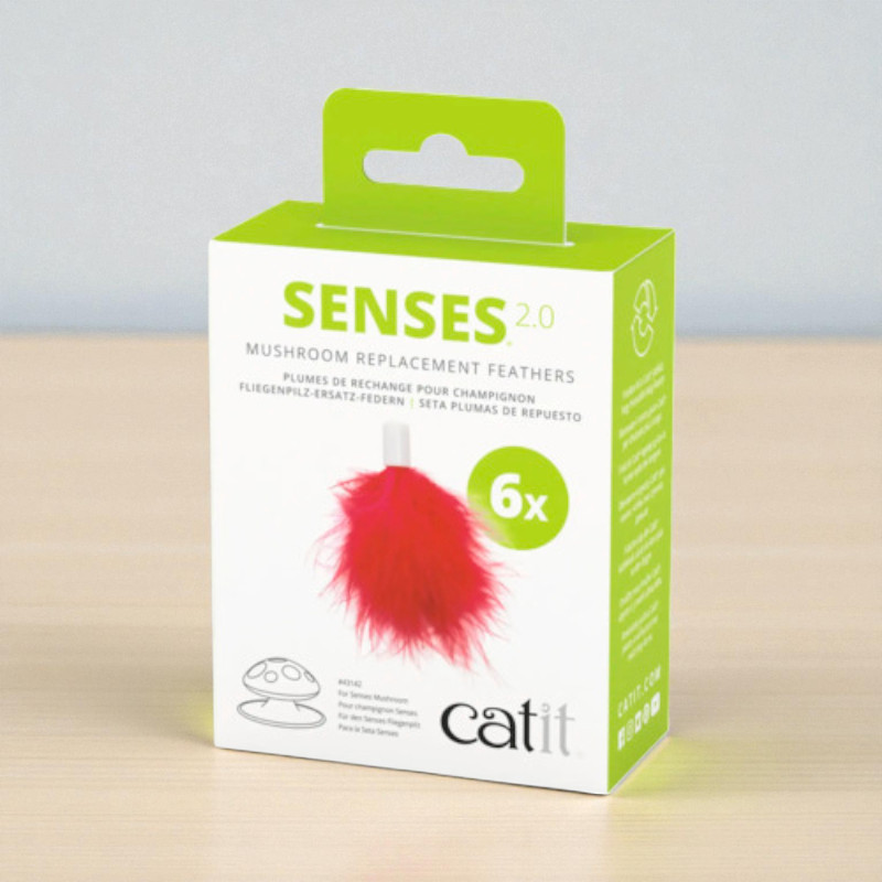 Catit Plumes de rechange pour Senses Fliegenpilz