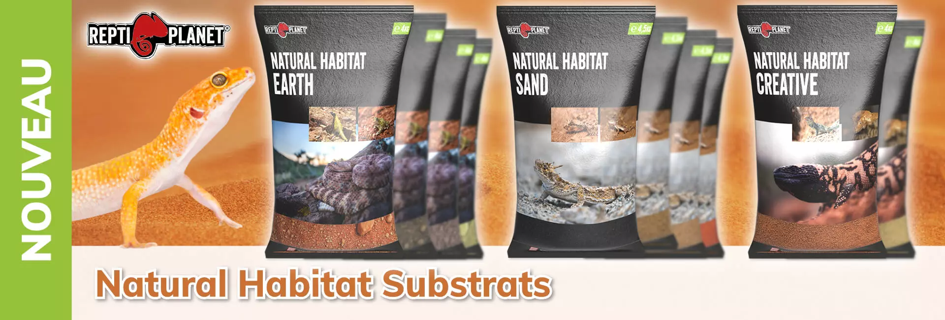 Repti Planet Substrats d'habitat naturel