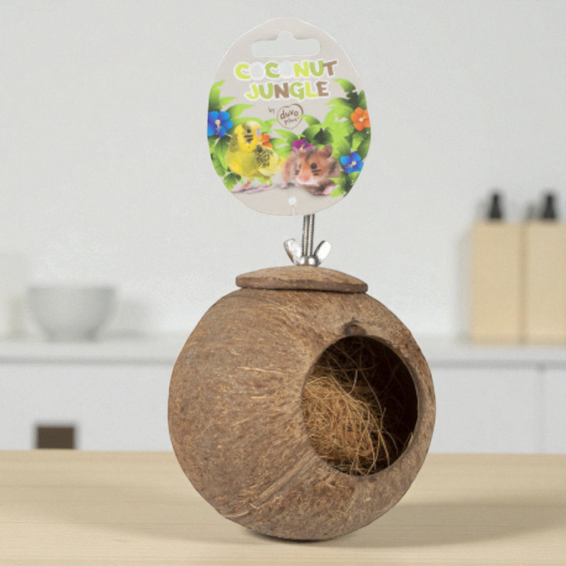 Maison en noix de coco avec à visser