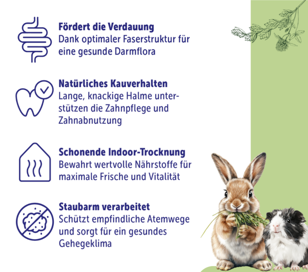 Bunny Frischgras-Heu - Natur Pur