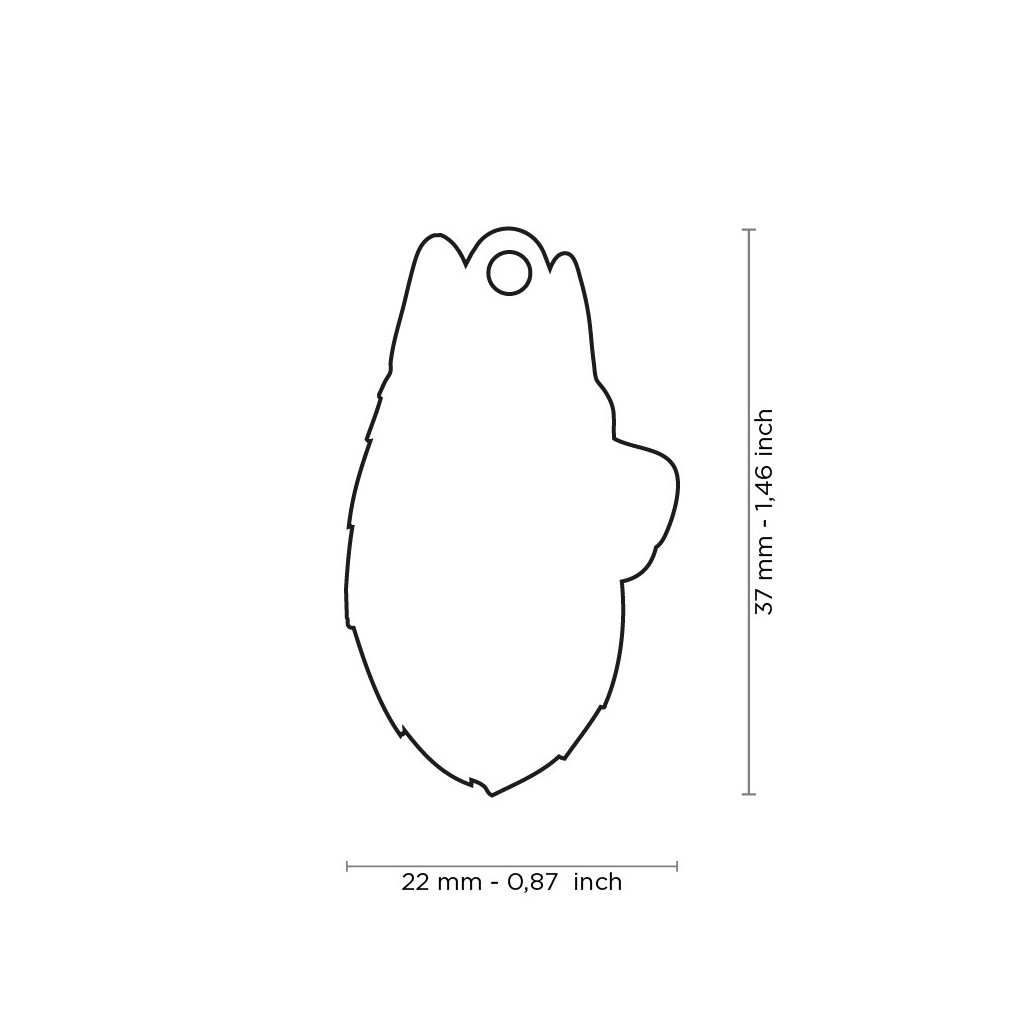 MyFamily address tag Siberian Husky 