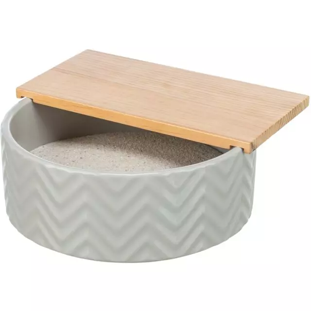 Sandbad mit Plattform - Hamster & Degus Sandbad mit Plattform - Hamster & Degus
