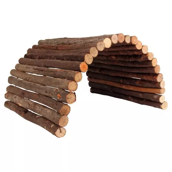 holzbruecke-verstellbar Weidenbrücke, Naturholz