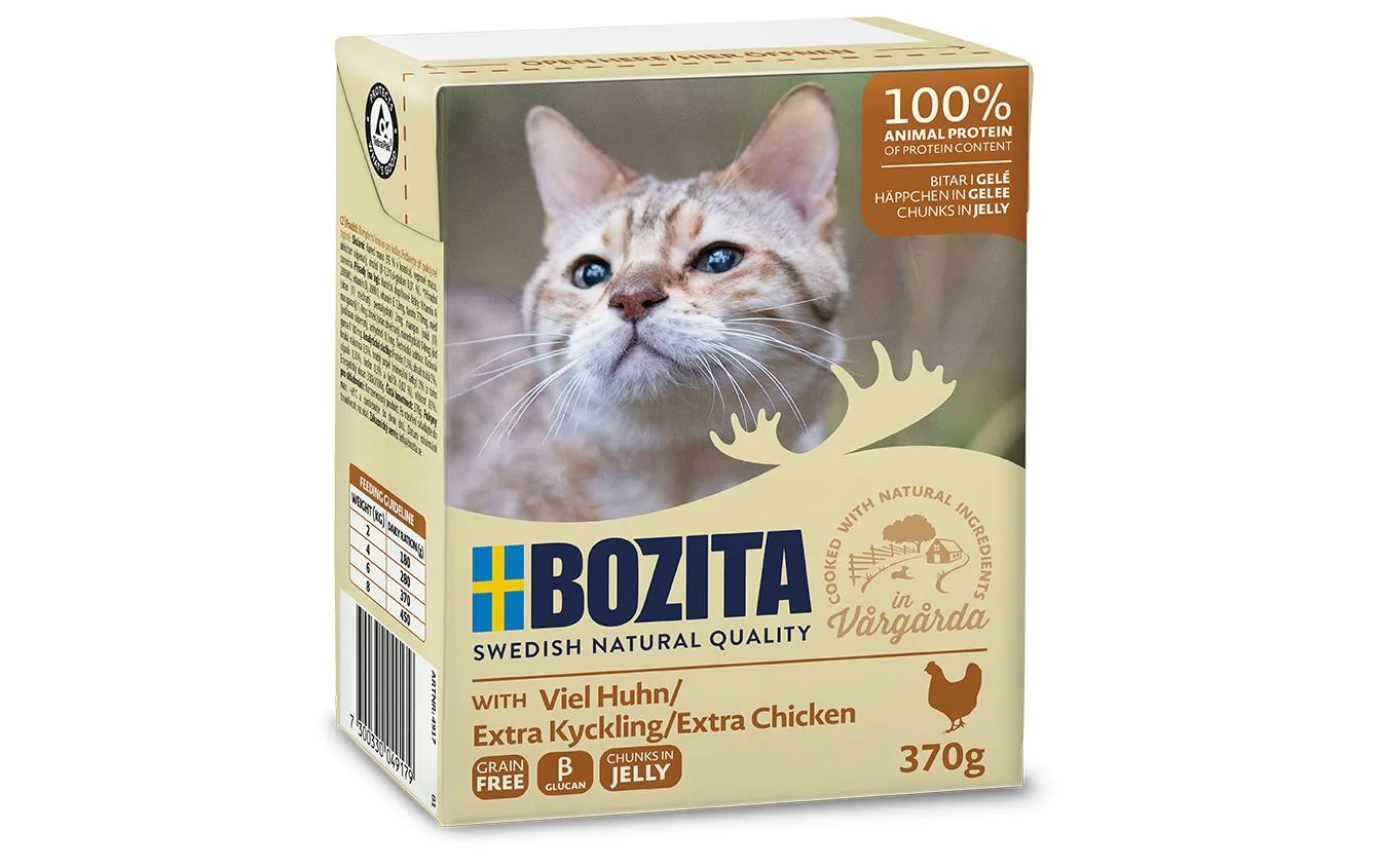 Bozita Cat avec extra de poulet Tetra Recett