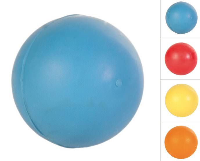 Ball, natural rubber, assorted colors