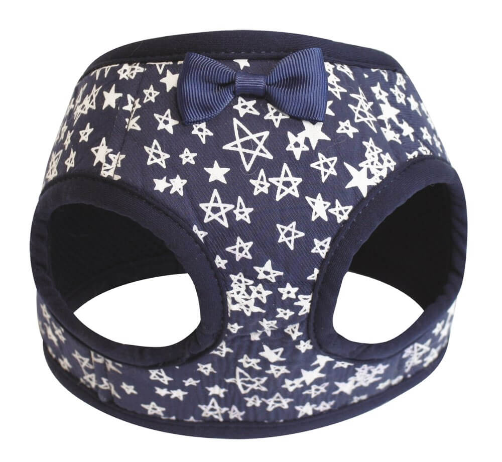 Dog harness Blue Stars for big dogs