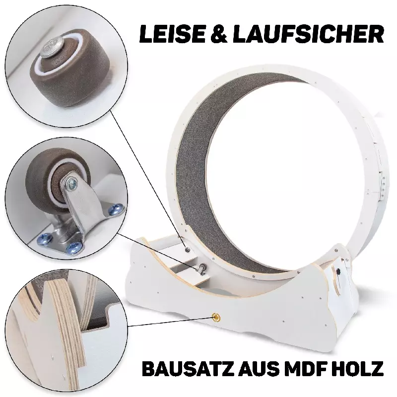Roue d'exercice pour chats - kit L - Ø 1m Roue d'exercice pour chats - kit L - Ø 1m