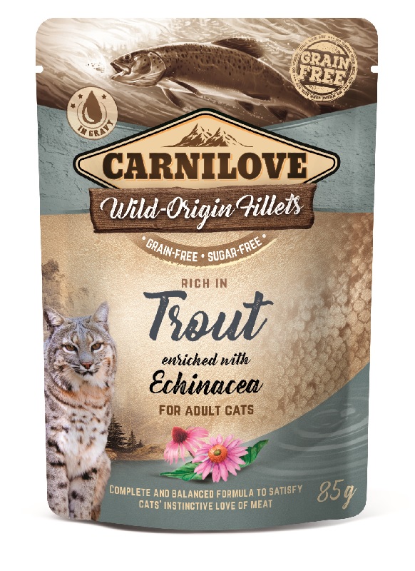 Carnilove Wild-Origin Cat Nassfutter Forelle & Sonnenhut
