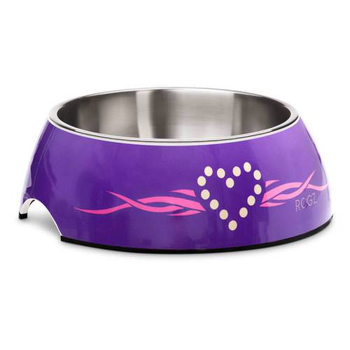 Bowlz Purple Chrome Food Bowl