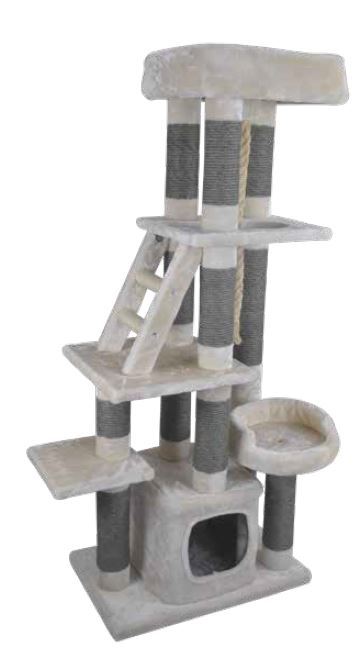 Scratching post Sally Light gray