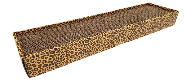 Leopard scratching board