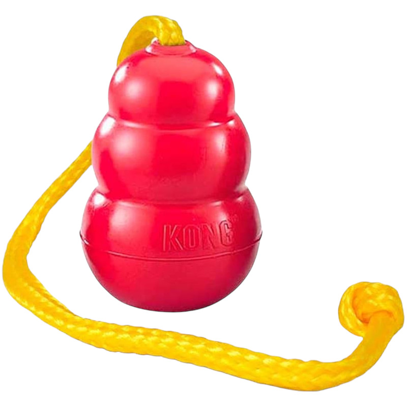 Kong Hunde-Spielzeug Classic mit Seil L