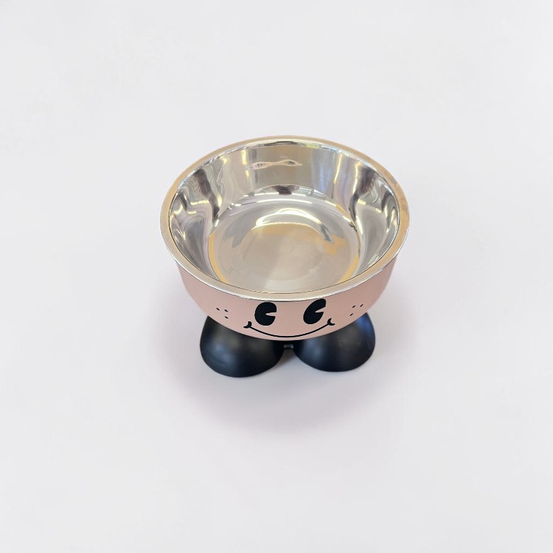 Edelstahlnapf auf Füssen