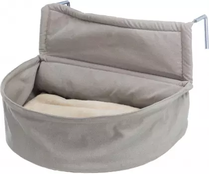 Hängematte für Heizkörper Möbelstoff grau/taupe