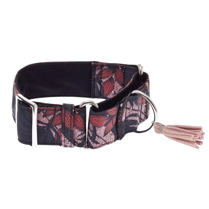 Martingale dog collar black
