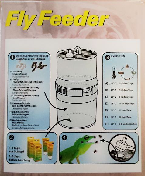Lucky Reptile Fly Feeder - Boîte d'alimentation pour insects d'alimentation volants