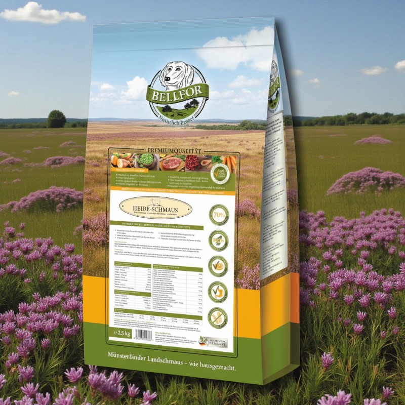 Bellfor Heide-Schmaus with pasture lamb &amp; wild rabbit