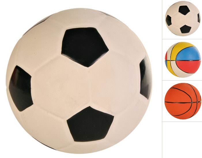 Play ball, latex, diameter 13 cm