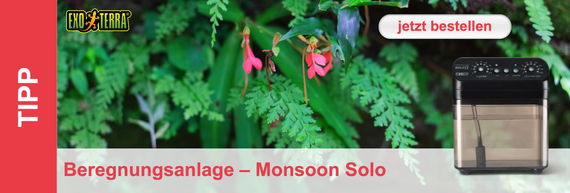 Promo Monsoon Beregnungsanlage