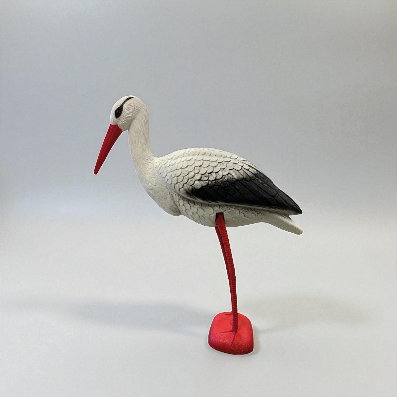 Decorative figure stork