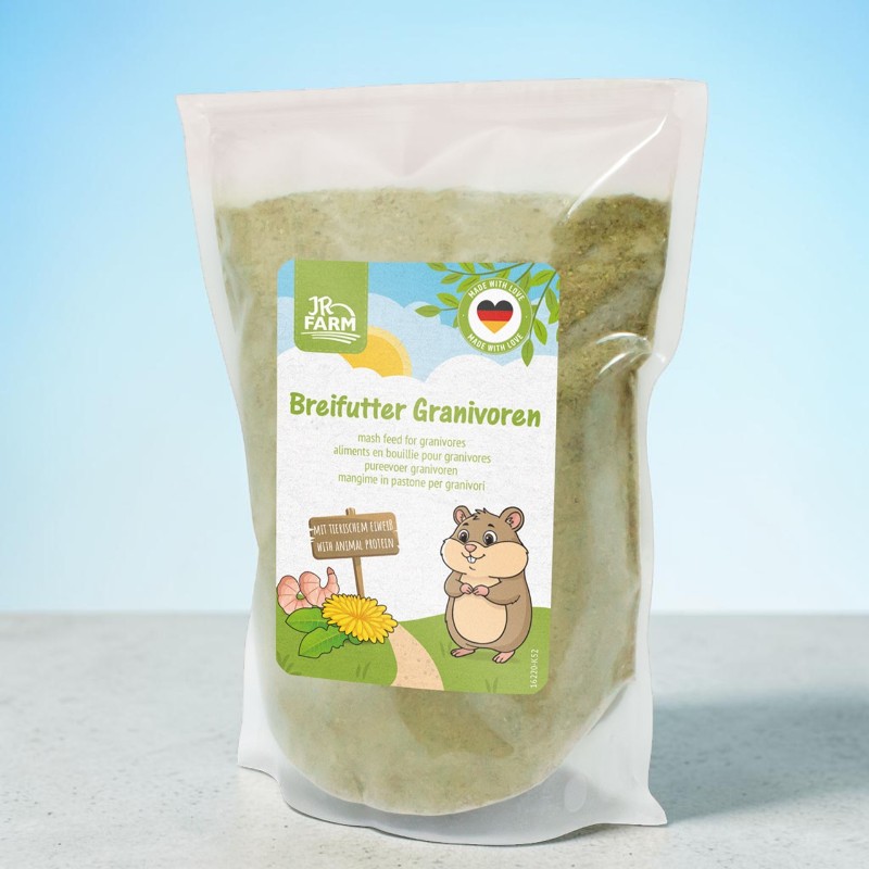 JR FARM Purée de fourrage granivore 200g