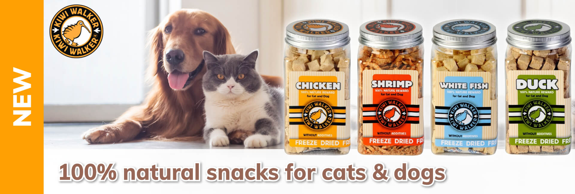 Kiwi Walker Snacks for cats & dogs