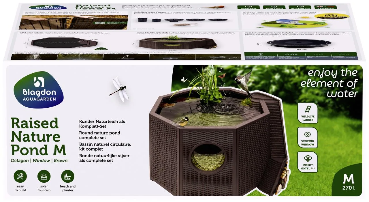 Raised Nature Pond M Octagon